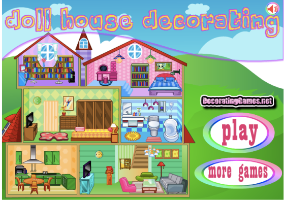 Dollhouse deco games